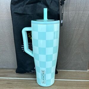 Brumate Era 40oz x Krista Horton - seafoam checker